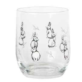 Waterglas | Konijnen | Clayre & Eef