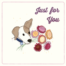 Wenskaart | Jack Russel Tommy | Just For You
