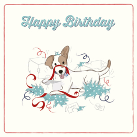 Wenskaart | Jack Russel Tommy | Happy Birthday