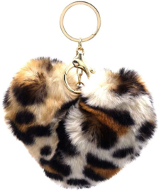 Sleutelhanger | Fluffy Hart | Luipaard