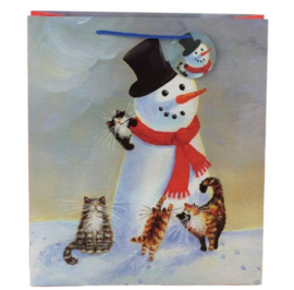 Cadeautas XL | Sneeuwpop en Poesjes