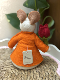 Sjaal met Verhaal | Tulpenmuis | Oranje