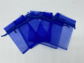 Organza Zakjes | Blauw | 9x12 cm | 5 stuks