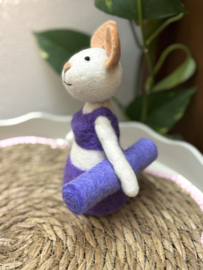 Sjaal met Verhaal | Vilten Yoga Muis