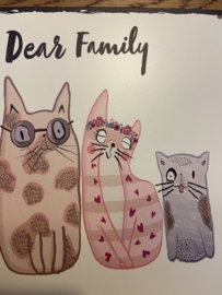 Tekstbord | My Dear Family