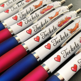Teckel Pen | Love Teckels | Kobalt Blauw
