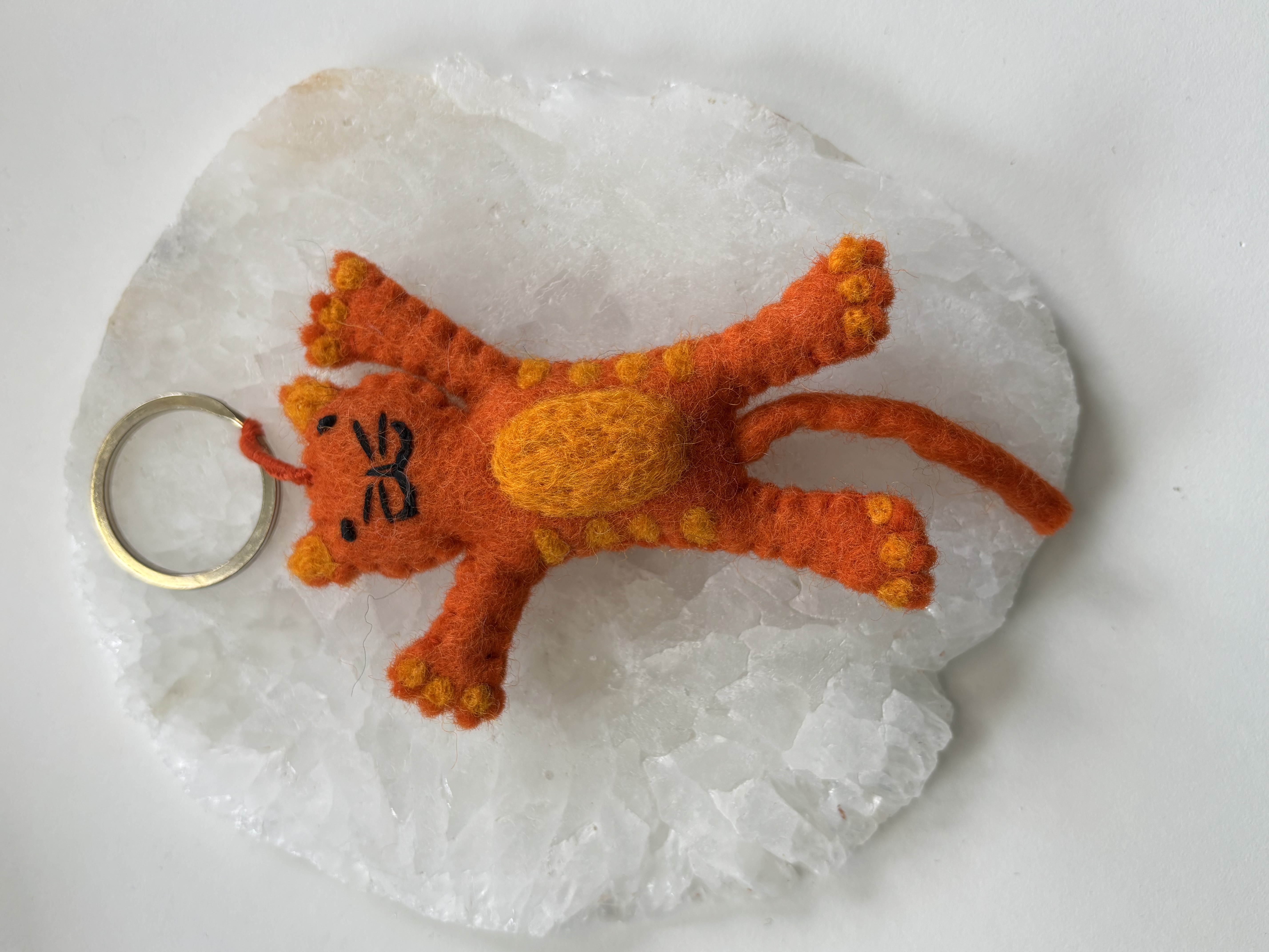 Vilten Sleutelhanger | Rode Kater