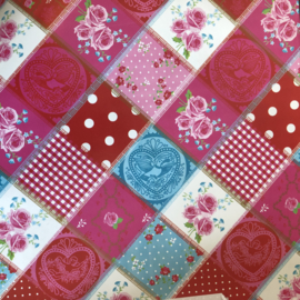 Inpakpapier | Quilt patroon | 2 meter x 30 cm