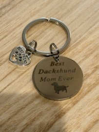 Teckel Sleutelhanger | Best Dachshund Mom Ever