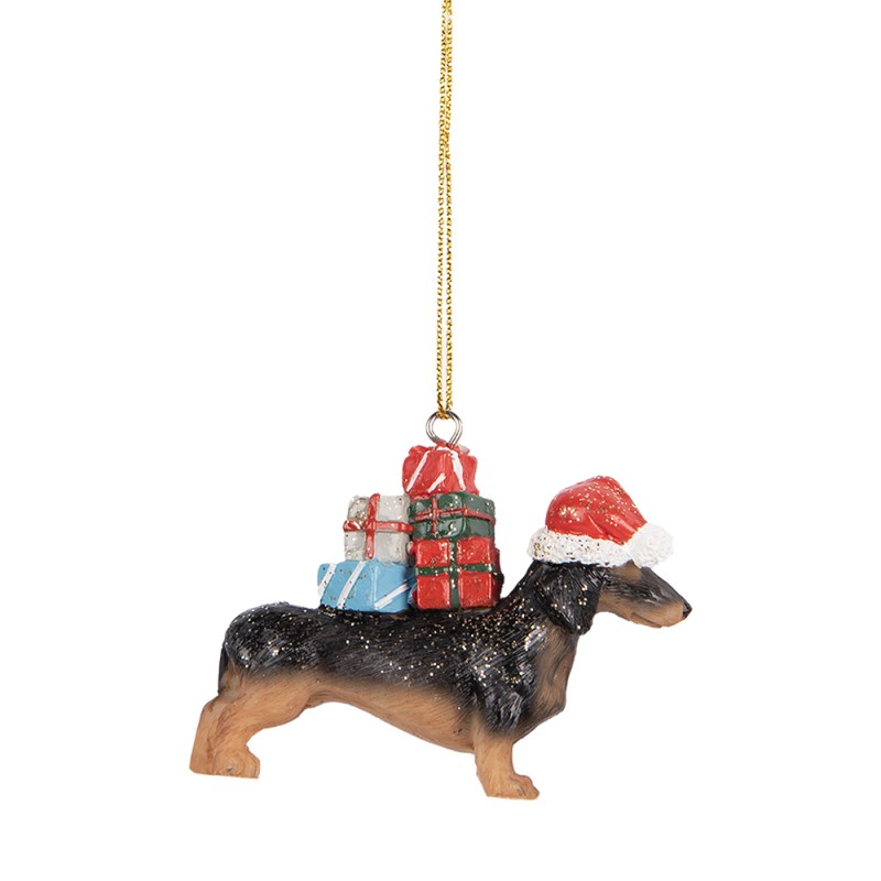 Kerstteckel | Teckel met kadootjes