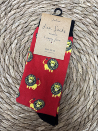 Juleeze | Leeuwen Sokken | Maat 35-38