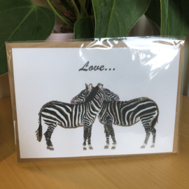 Kaart | Verliefde Zebra’s