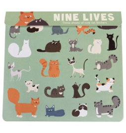 Stickers | Nine lives ( 3 velletjes)