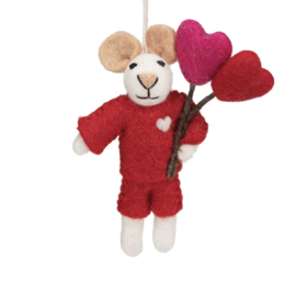 Sjaal met Verhaal | Valentijnsmuis | Hanger