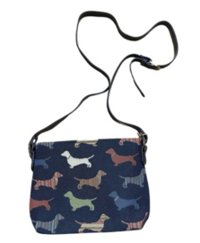 Crossbody Tas |  Gobelin | Teckel