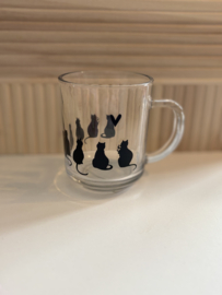 Theeglas | Zwarte Katten | Clayre & Eef