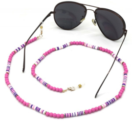 Brillenketting | Roze/Paars