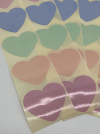 Sluitstickers | Assorti Hartjes | 5 Stuks