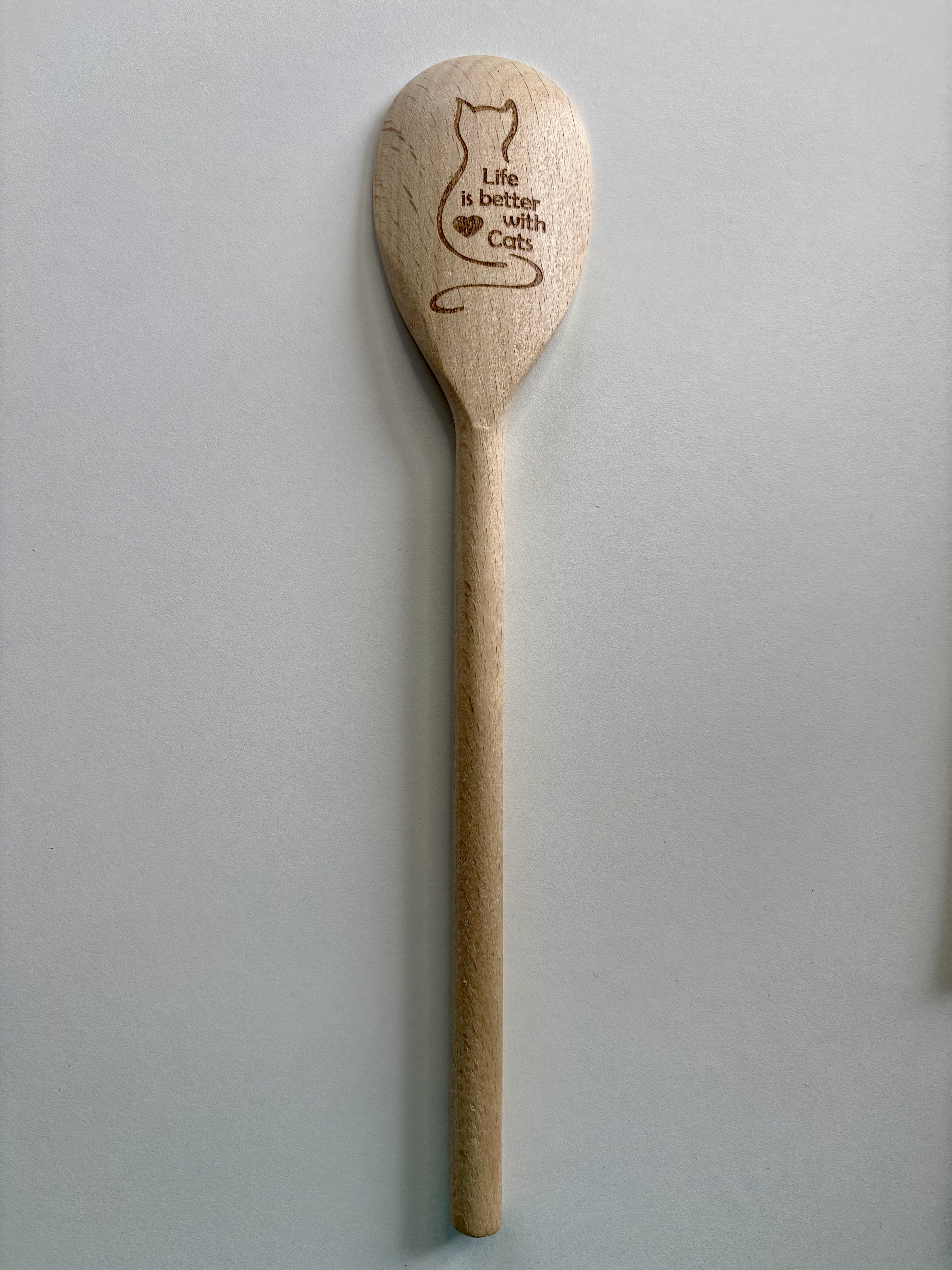 Houten Pollepel | Kat