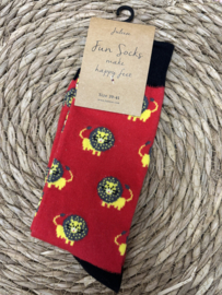 Juleeze | Leeuwen Sokken | Maat 39-41