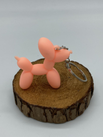 Sleutelhanger | Ballonhond | Zalm Roze