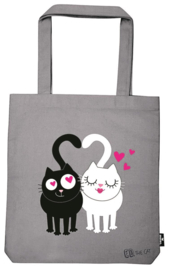 Katoenen Tas | Ed, the Cat in Love