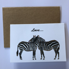 Kaart | Verliefde Zebra’s