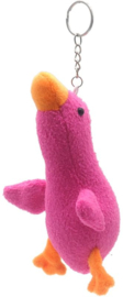 Sleutelhanger | Gans | Fuchsia Roze