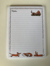 Notitieblok | Love Teckels | A6