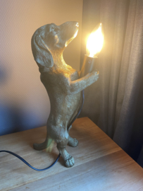 Teckellamp | Goudkleurig