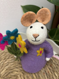 Sjaal met Verhaal | Muis met Bloemen