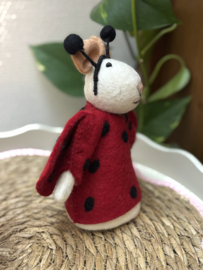 Sjaal met Verhaal | Vilten Lieveheersbeestje Muis