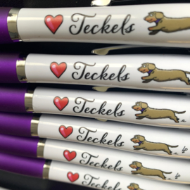 Pen | Love Teckels | Paars
