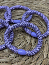 Elastiek | Glitter Paars