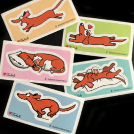 Stickerset | Love Teckels