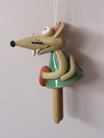 Hanger | Muis Groen | Handgemaakt