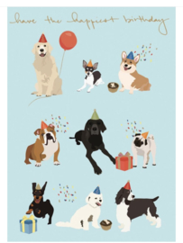Verjaardagskaart | Honden