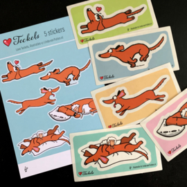 Stickerset | Love Teckels