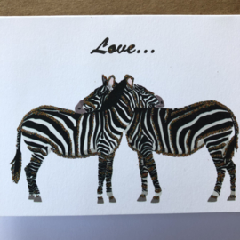 Kaart | Verliefde Zebra’s