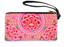 Clutch | Roze Bloemen