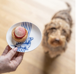Heinen Delfts Blauw | Petit Four Bordje | Teckel Nhaan