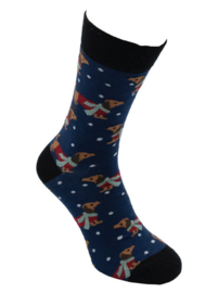 Teckel Kerstsokken | Maat 36-40 | Tintl Socks