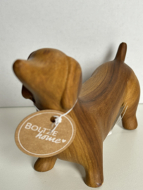 Teckel Beeldje | Hout-Look