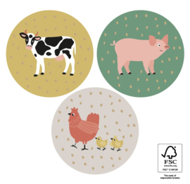 Sluitstickers | Boerderijdieren (6)