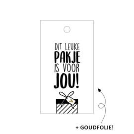 Cadeaulabel | Dit leuke pakje is voor jou