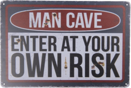 Tekstbord | Man Cave