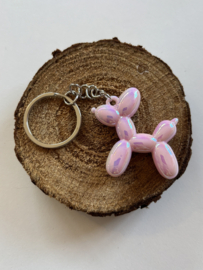 Sleutelhanger | Ballonhond | Roze