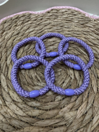 Elastiek | Glitter Paars