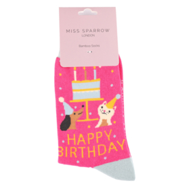 Miss Sparrow | Happy birthday Sokken | Maat 37-41