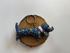 Teckel Sleutelhanger | Flowers